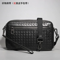 Первый слой телячьей кожи плода (тканевый плечевой ремень + ремень для сумки)