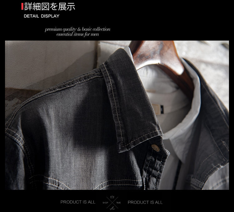 thương hiệu Soinku mỏng denim áo jacket nam triều Spring Harbor gió thủy triều ins đẹp trai áo khoác sinh viên hoang dã - Áo khoác đôi quần áo nam