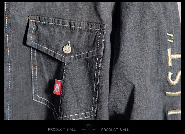 thương hiệu Soinku mỏng denim áo jacket nam triều Spring Harbor gió thủy triều ins đẹp trai áo khoác sinh viên hoang dã - Áo khoác đôi quần áo nam
