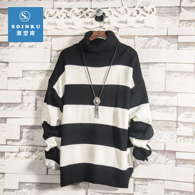 Clearance sweater ຜູ້ຊາຍຄໍເຕົ່າຄໍເຕົ້າໄຂ່ທີ່ເກົາຫຼີ trendy ດູໃບໄມ້ລົ່ນແລະລະດູຫນາວເຄື່ອງນຸ່ງຫົ່ມເສື້ອກັນຫນາວແບບສະບາຍ versatility sweater trendy soinku3