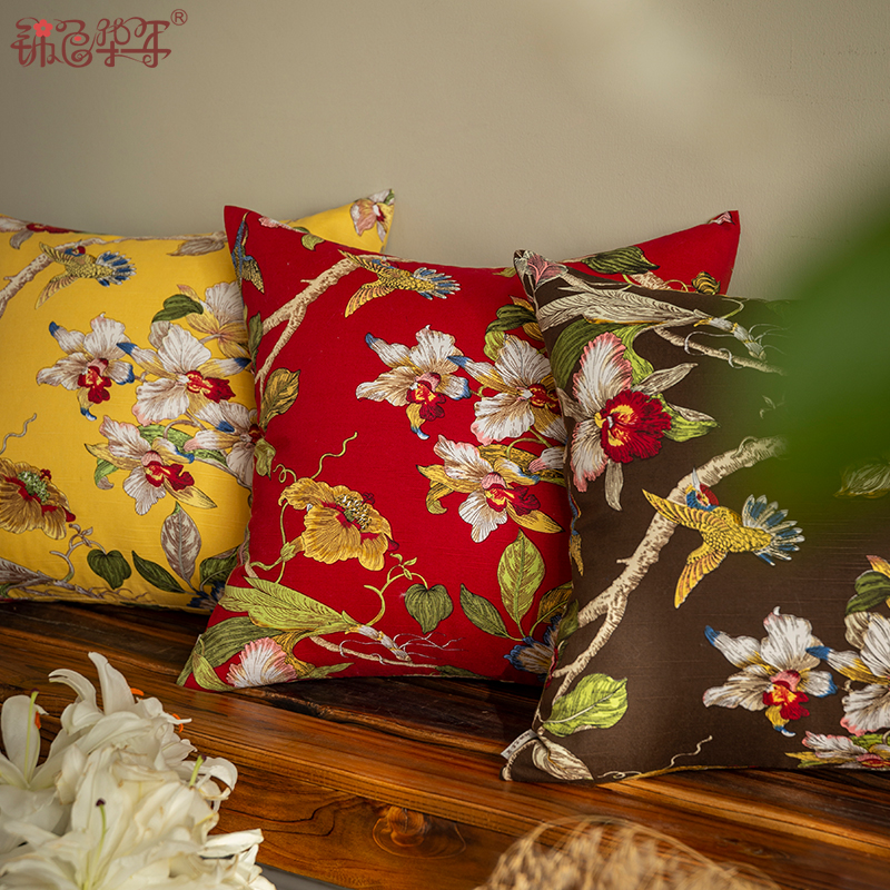 Cotton sofa pillow cushion headboard large backrest cushion office lumbar pillow pillowcase without core car lumbar cushion - Taobao