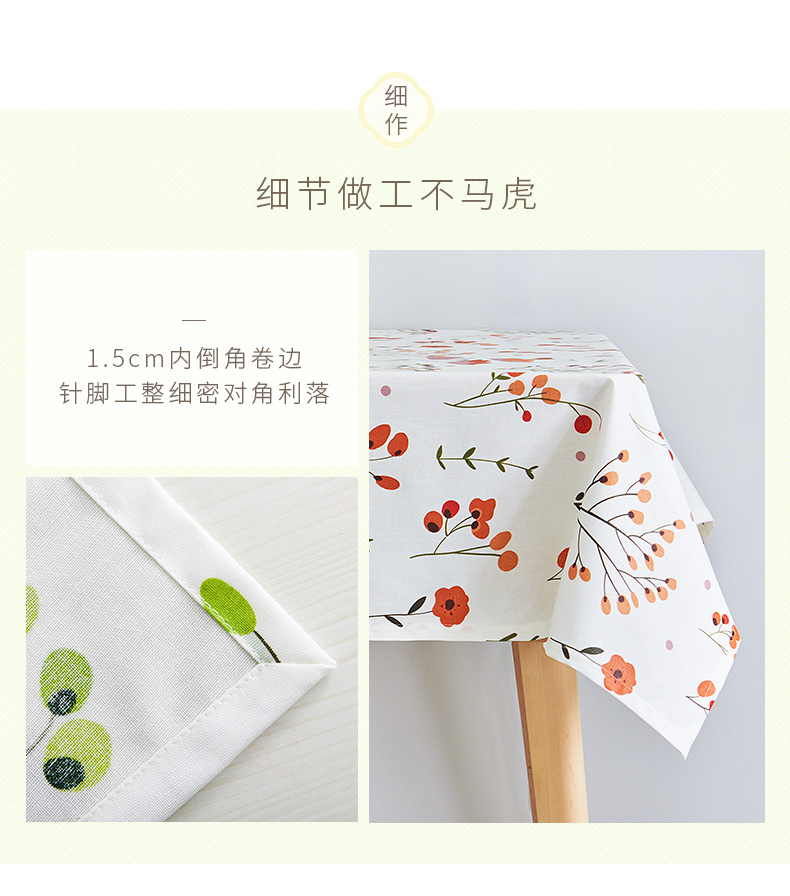 Khăn trải bàn chống thấm nước và dầu dùng một lần khăn trải bàn bằng vải cotton và khăn trải bàn in khăn trải bàn hình chữ nhật châu Âu - Khăn trải bàn khăn trang trí bàn ăn