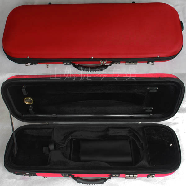 Special price violin case Upgraded version quartet violin case good quality red gray