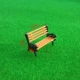 Vật liệu xây dựng mô hình cung cấp vật liệu ngoài trời ghế dài ghế công viên ghế nhân vật màu sắc ngẫu nhiên - Công cụ tạo mô hình / vật tư tiêu hao