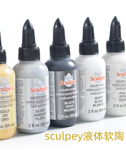 US imported sculpey black and white sauce model