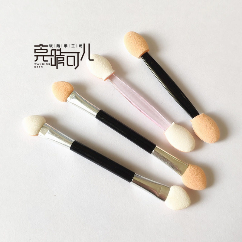 10 sponge eye shadow stick upper colour pen soft pottery clay OB11 doll head doll to make BJD model upper makeup tool
