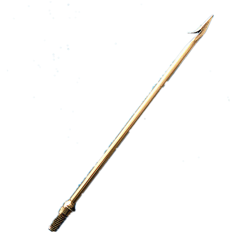 Stainless steel harpoon head single-tooth head crab fork single-fork needle fishing tackle fishing gear fishing equipment supplies fishing gear small accessories