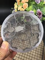 Geometric pattern digital pattern stainless steel biscuit mold 12 baking tools special treatment