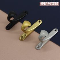  Zinc alloy simple design Light luxury Nordic coat hook Curtain hook wall hook weighty good quality flat head wall hook