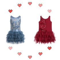 High-end foreign trade catwalk swan ballet girl dress girl 5th birthday gift skirt dinner dress