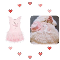 Export cow girl dress swan princess dress foreign children Net red skirt primary school ballet dress