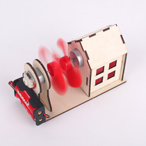 Creative technology small production invention DIY wind power station experiment childrens physical science experiment students manual