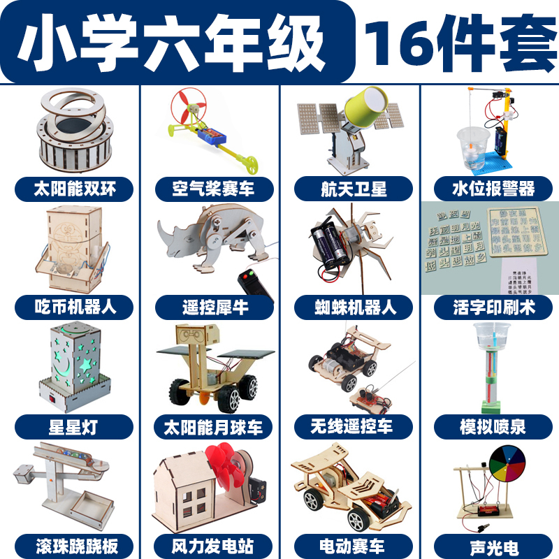 Science Experiment Kit Handmade Invention DIY Materials for Children Primary School Physics LAOSHU Course Toys