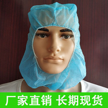 Food factory anti-drop hat disposable space cap non-woven blue white breathable pirate cap kart head