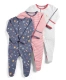 Spot Anh mama & papas baby jumpsuit cotton cho bé jumpsuit cotton hữu cơ romper 3 miếng - Áo liền quần