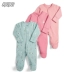 Spot Anh mama & papas baby jumpsuit cotton cho bé jumpsuit cotton hữu cơ romper 3 miếng - Áo liền quần