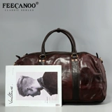 Кожаная мужская портативная сумка для путешествий, багажная спортивная сумка