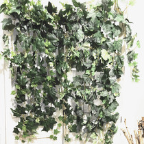 Simulation of wall-mounted large-leaf sweet potato leaves cotyledon bundle climbing project landscape decoration Vine sweet potato leaf plant Vine Vine