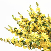 Simulation flower single branch Wormwood table living room decoration flower arrangement decoration bouquet with fake flower