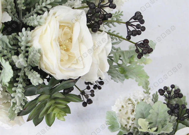 Mô phỏng cây xanh nhỏ với cỏ Pháp nhỏ hoa tươi gạc cỏ tai thỏ lá trang trí nhà máy bán buôn - Hoa nhân tạo / Cây / Trái cây hoa giấy giả