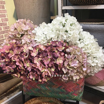ins simulation big hydrangea flower wedding decoration hydrangea Living Room restaurant silk flower decoration ornaments fake flower