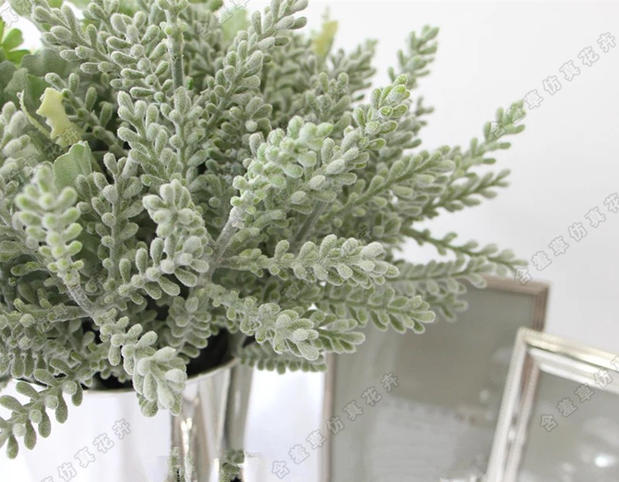 Mô phỏng cây xanh nhỏ với cỏ Pháp nhỏ hoa tươi gạc cỏ tai thỏ lá trang trí nhà máy bán buôn - Hoa nhân tạo / Cây / Trái cây hoa giấy giả