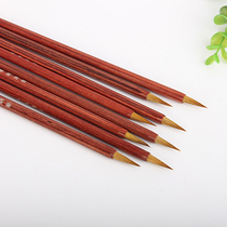 Pure tail Wolf fly head small Kai Brush Calligraphy Special copy pen Lake pen four treasures beginner writing brush