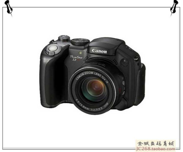 Máy ảnh kỹ thuật số Canon / Canon PowerShot S3 IS Chụp ảnh tự động hẹn giờ Sản phẩm Hình ảnh rõ ràng Đặc biệt - Máy ảnh kĩ thuật số máy ảnh fuji