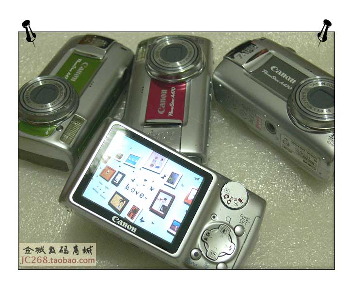 Canon / Canon A470 Máy ảnh kỹ thuật số đã qua sử dụng Ống kính viễn vọng CCD Rõ ràng Ưu đãi đặc biệt Chính hãng Giải phóng mặt bằng - Máy ảnh kĩ thuật số mua máy ảnh canon