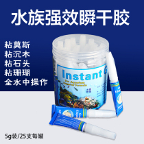 Moss glue Water plant ornamental good partner Water plant glue Coral glue Instant glue Stone glue