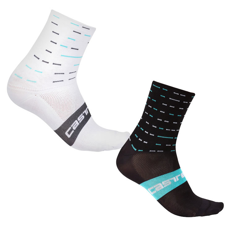 Sky Team Edition SKY Cycling Socks Spring/Summer Sports Zobios Lightning Compression Socks Cycling Black White