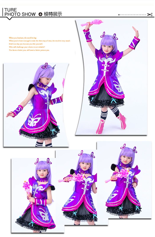 Ba Lala Trang phục cổ tích nhỏ Miyuki Black Magic Fairy Yan Lili Quần áo Cô gái Váy Halloween Cosplay - Cosplay