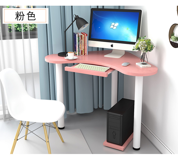 Bàn máy tính nhỏ đơn giản góc bàn góc tam giác đơn góc nhỏ căn hộ nhỏ để bàn nhà góc bàn - Bàn ban vi tinh