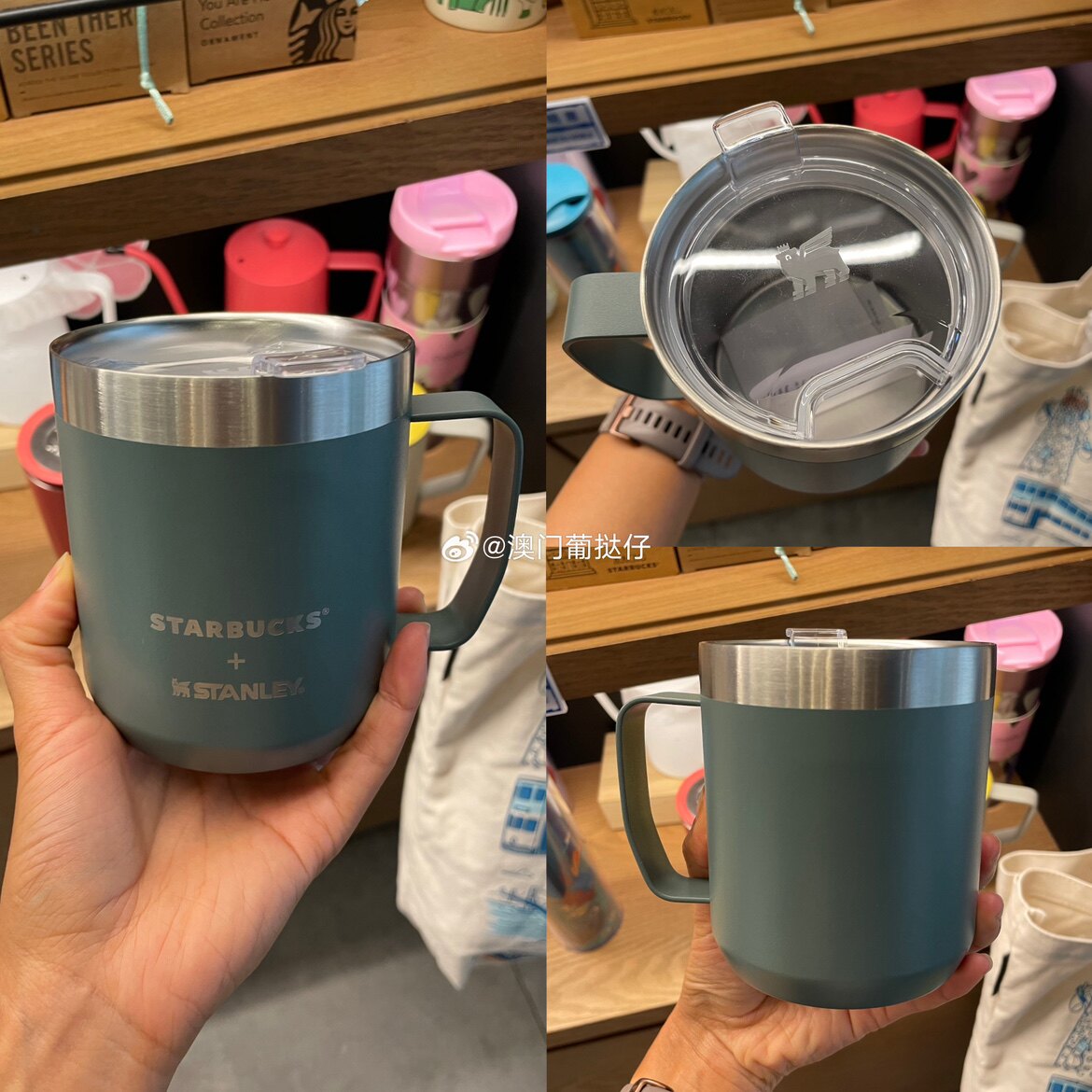 товар из китая 澳门香港星巴克stanley联名不锈钢吸管杯随行杯the quencher h2.0 Starbucks