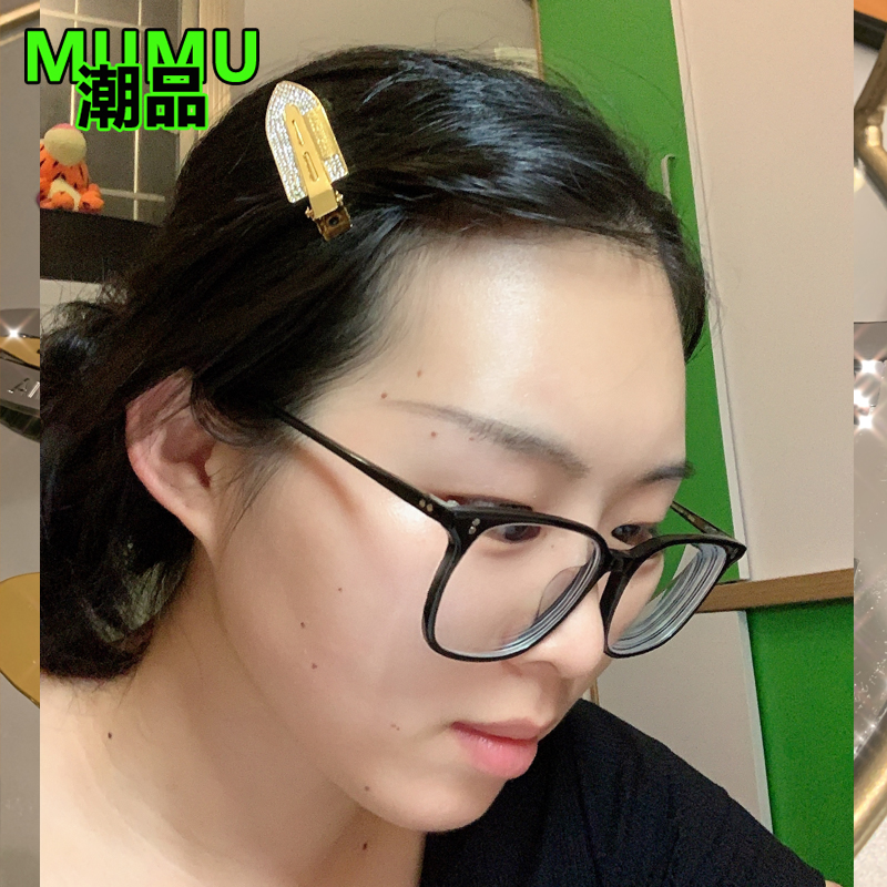 innet red AMBUSH hair clip Haircut Finishing Forehead Livness Hairless Hair Clip minimalist Atmosphere Quality Headwear Women Tide