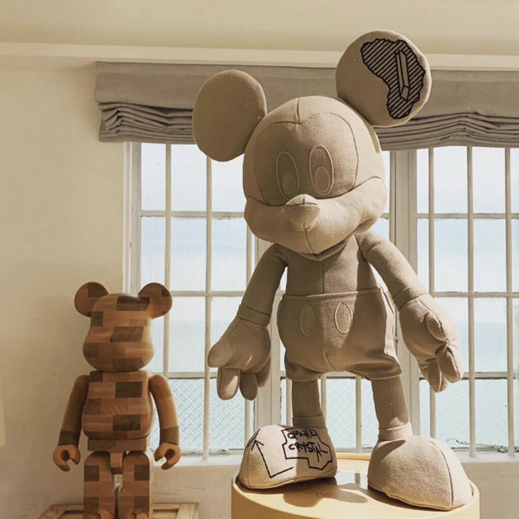 Mickey doll three-party joint name doll creative graffiti series big Mickey little Mickey mouse doll ornaments