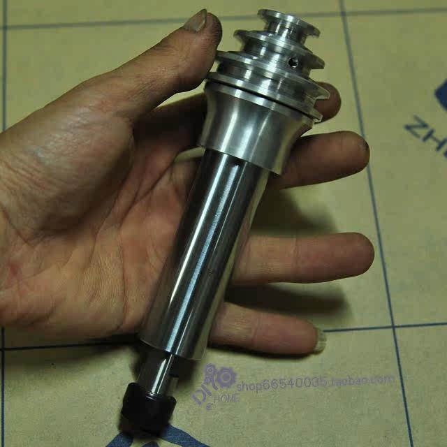 Unpowered spindle er11 collet Mini small spindle diameter 25mm pulley drive-Taobao