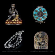 na xi of pick-up tong liu jin hei cai shen sterling silver corpse Tuo forest pendant Ali area still ming wang wipe