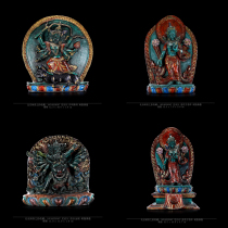 Naxi picks up Tibetan Buddhism resin Buddha statue leaf Yi Buddha mother lotus flower hand Bodhisattva Shengle King Kong
