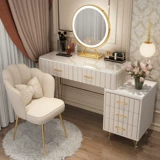 Универсальный скандинавский туалетный столик для спальни, современная и минималистичная система хранения, популярно в интернете