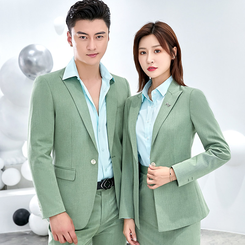 2022 new men's and women's same suit work clothes spring net red star youth idol temperament high-end fashion suit