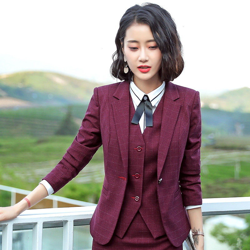 Glue suit suit England wind casual suit costume suit fashion temperament hotelbank working clothes