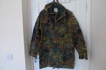 Second-hand German military version original imported from Germany spotted camouflage Parka windbreaker coat