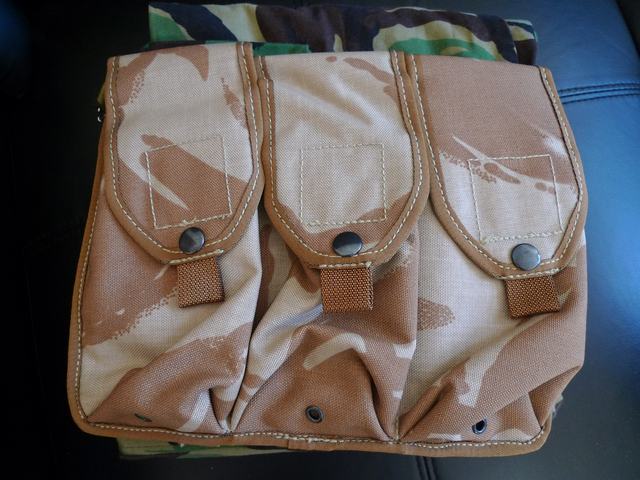 Brand new British Army original Desert Camouflay Triple Dress Chocolate Bag can be combined with MK2 and MK3