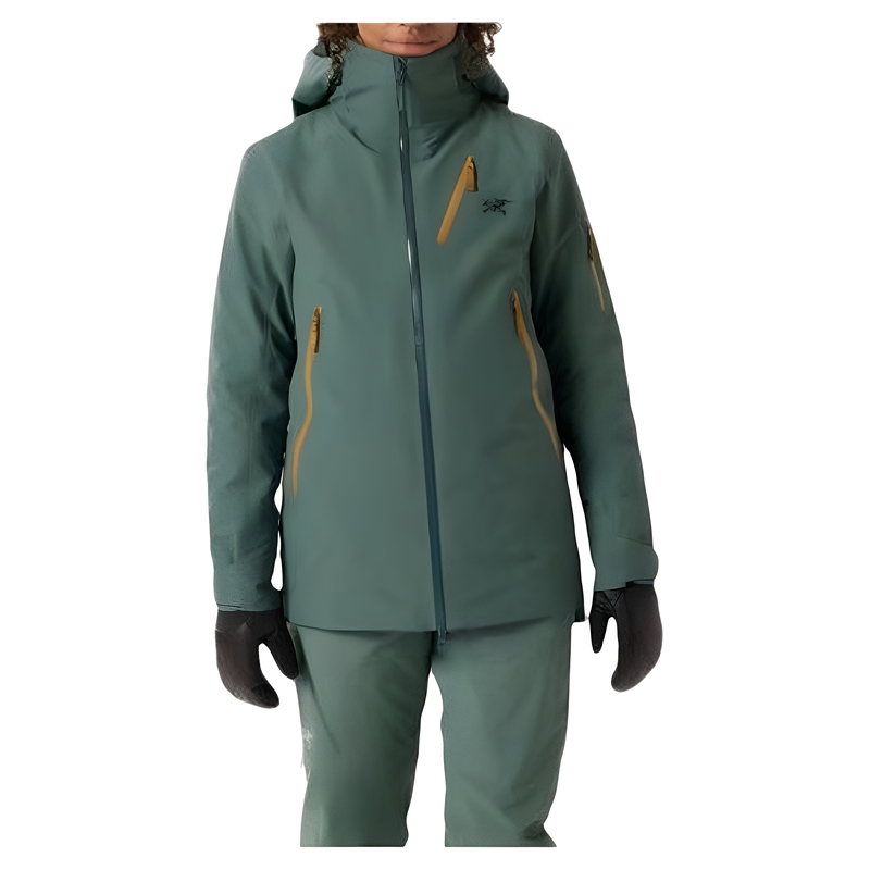 Arcteryx Nitadown Hooded Gray Goose down Windproof Warm Hardshell Long-Sleeve down Jacket for Women Arcteryx Nitadown Hooded Gray Goose down Windproof Warm Hardshell Long-Sleeve down Jacket for Women