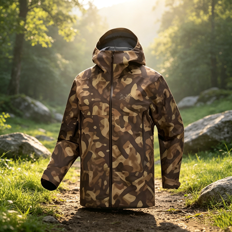Arcteryx Sabre Gore-Tex Outdoor Windproof, Waterproof, Breathable, Warm Camouflage Embroidered Jacket