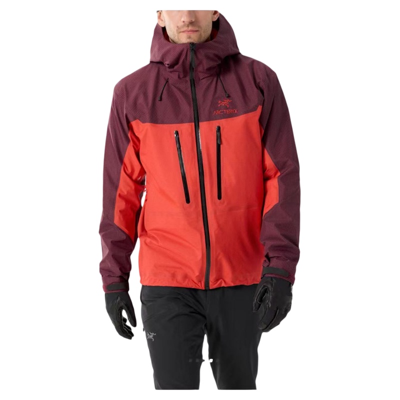 Arcteryx Alphajacket Outdoor Casual Gtx Waterproof Wind-Resistant Embroidered Hardshell Jacket Arcteryx Alphajacket Outdoor Casual Gtx Waterproof Wind-Resistant Embroidered Hardshell Jacket