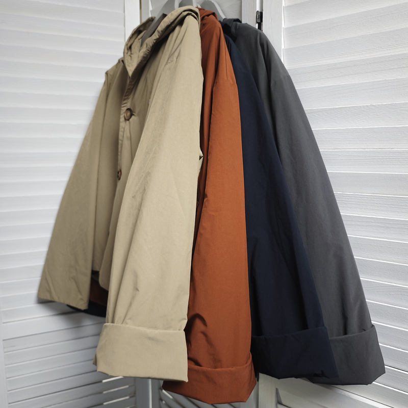 Dt Windproof, Waterproof and Warm Small Cotton Jacket, Hooded Quilted Cardigan Jacket, Loose Fit
