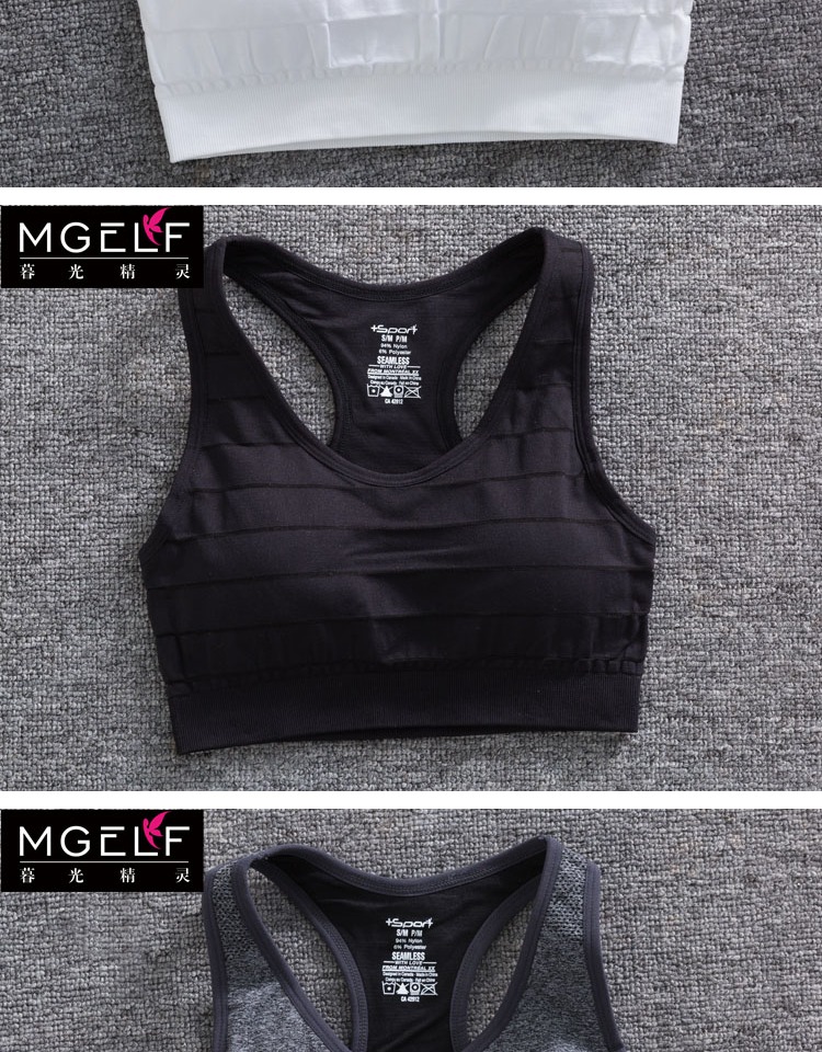Twilight Elf Áo ngực thể thao cường độ cao Thể dục chuyên nghiệp của phụ nữ Yoga chạy bộ đồ lót chống sốc quần áo tập thể dục