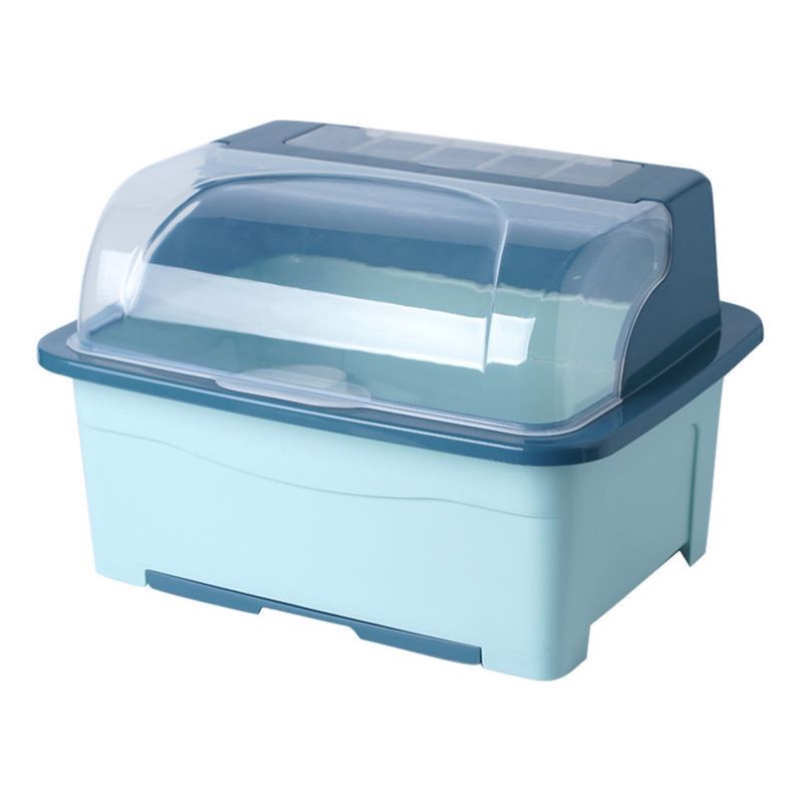 Baby supplementary food tool storage box put feeding bottle baby special bowls and chopsticks with cover and drain storage box baby supplies